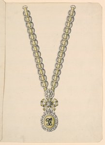 Design för ett halsband av Unbekannt
