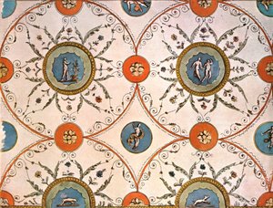Design för en takmålning, Italien, 1928. av Unbekannt