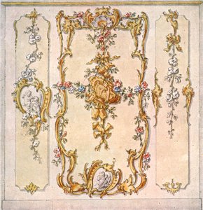 Design för en väggdekoration, Tyskland, 1928. av Unbekannt