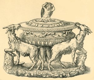 Design för en terrin eller saltkällare, mitten av 1500-talet, 1881. av Unbekannt