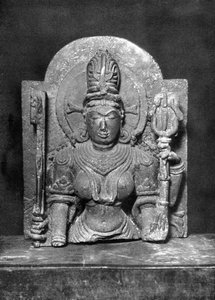 Devi-skulptur, västra Indien, c900 AD, 1929 av Unbekannt