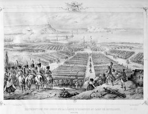 Utdelning av hederslegionens kors i lägret Boulogne, 16 augusti 1804, 1841 av Unbekannt
