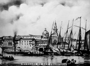 Docks of San Francisco, 1800-talet, 1920-talet av Unbekannt