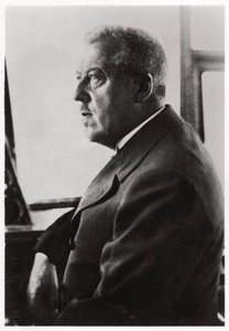 Dr Hugo Eckener, chef för Zeppelin-luftskeppskonstruktionen, c1917-1933 1933 av Unbekannt