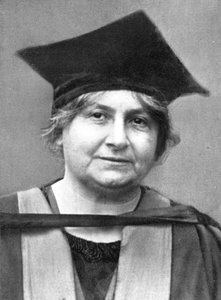 Dr Maria Montessori 1870-1952, italiensk filosof, 1926 av Unbekannt