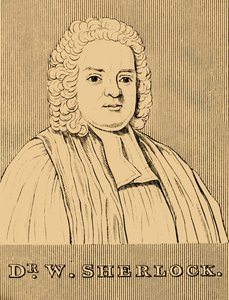 Dr W. Sherlock, c1641-1707, 1830. av Unbekannt