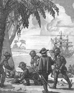 Drakes stora överraskning för en sovande man, c1934 av Unbekannt