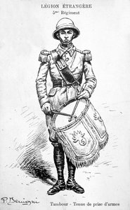 Trummis, 5:e regementet av den franska främlingslegionen, 1900-talet av Unbekannt
