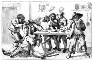 Berusade figurer, c1600-talet av Unbekannt