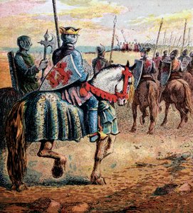 Hertig Robert går till Palestina, 1000-talet, c1850 av Unbekannt