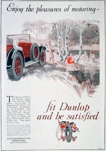 Dunlop däckannons, 1925 av Unbekannt