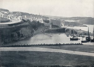 Dunmore - The Town and the Harbour, 1895 av Unbekannt