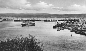 Durbans hamn från Bluff, Sydafrika av Unbekannt