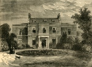Earls Court House Tidigare John Hunters House, c1876. av Unbekannt