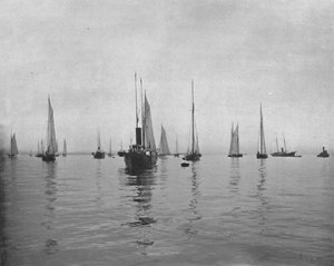 Tidig morgon på New York Bay, USA, c1900. av Unbekannt