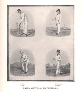 Tidiga viktorianska cricketspelare, 1800-talet 1912. av Unbekannt