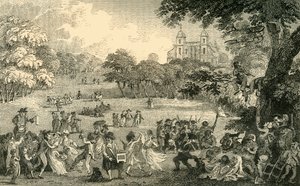 Annandag påsk i Greenwich Park, c1878. av Unbekannt