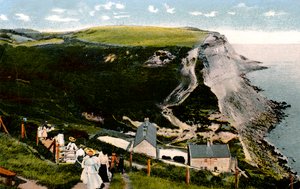 Ecclesbourne Cliff, Hastings, East Sussex, tidigt 1900-tal av Unbekannt