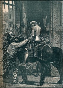 Edinburgh efter slaget vid Flodden, 1513 1905. av Unbekannt