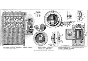 Edison koltelefon, 1879 av Unbekannt