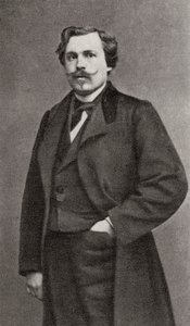 Edmond de Goncourt, fransk författare, 1868 av Unbekannt