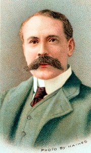 Edward Elgar, engelsk kompositör, 1912. av Unbekannt