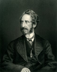 Edward G.E.L. Bulwer-Lytton, Lord Lytton, 1850, c1884. av Unbekannt