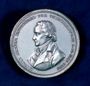 Edward Jenner, engelsk läkare, 1800 av Unbekannt