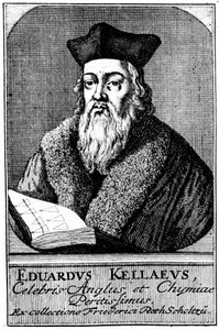 Edward Kelley, astrolog och alkemist, 1575 c1700 av Unbekannt