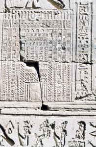 Egyptisk kalender, Temple of Kom Ombo, Egypten, 2:a-1:a århundradet f.Kr av Unbekannt