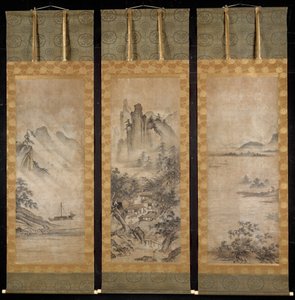 Åtta vyer över floderna Xiao och Xiang, 1500-talet. av Unbekannt