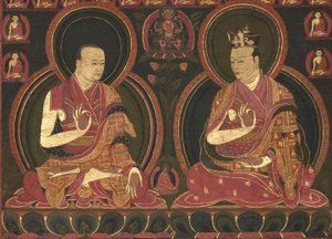 Åttonde Karmapa, Mikyo Dorje (1507-1554) och hans lärare den första Sangye Nyenpa av Unbekannt