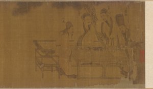 Elegant sammankomst i den västra trädgården, Mingdynastin, 1500-talet. av Unbekannt