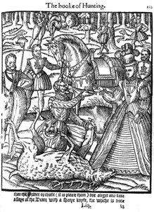 Elizabeth I utförde ceremonin för analys av sviten, 1576 av Unbekannt