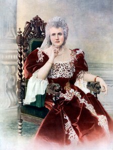 Elizabeth av Wied av Rumänien, sent 1800-tidigt 1900-tal av Unbekannt