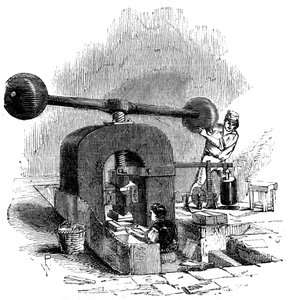 Präglingspress, 1886 av Unbekannt
