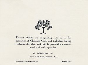 Framstående artister - G Delgado, Ltd., 1935 av Unbekannt