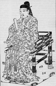 Kejsar Kanmu, som upprättade den japanska arvslagen 1907 av Unbekannt