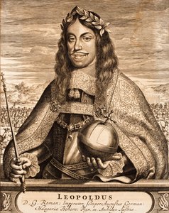Kejsar Leopold I 1640-1705 Från: Krigsscenen, 1675. av Unbekannt