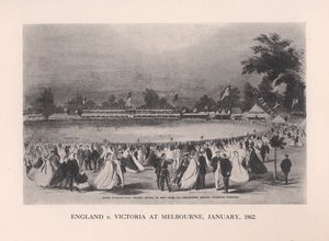 England mot Victoria i Melbourne, Australien, januari 1862 1912 av Unbekannt