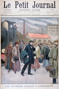 Engelsmän besöker den allmänna utställningen 1900 i Paris 1900 av Unbekannt