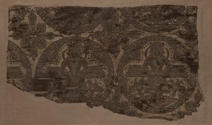 Enthroned King Flankerad av Griffins, 800-tal. av Unbekannt