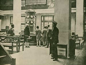 Entréhallen, London Air Station, 1927 av Unbekannt