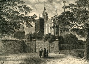 Ingången till Greenwich Observatory, 1840, c1878. av Unbekannt