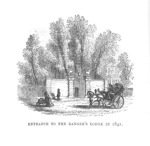 Ingången till Rangers Lodge 1841, c1870 av Unbekannt