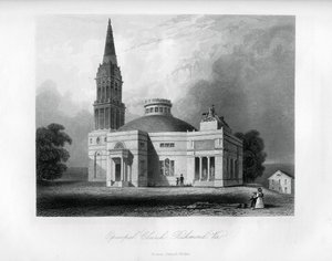 Episcopal Church, Richmond, Virginia, USA, 1855 av Unbekannt