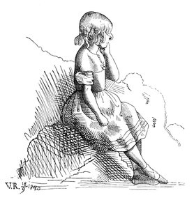 Etsning av drottning Victoria, 1840, 1900 av Unbekannt