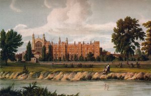 Eton College från floden, 1911, 1914. av Unbekannt