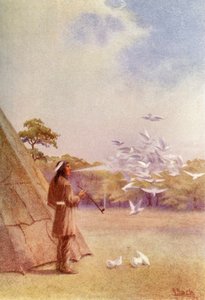 "Allt hände som trämannen hade förutspått", 1914. av Unbekannt