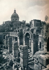 Utgrävningar av Julius Caesars Forum i Rom, c1932 av Unbekannt